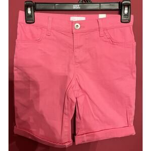 Girls Pink Bermuda Shorts – Size 8
